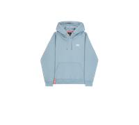 Alpha Industries Basic Small Logo Hoodie for Men Size 3XL - greyblue