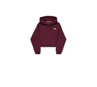 Alpha Industries Basic Small Logo Hoodie Women for Women Size S - dark cherry