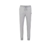 Alpha Industries Basic Small Logo Jogger Pants for Men Size XS - grey heather
