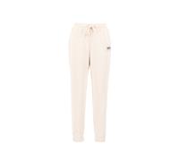 Alpha Industries Basic Small Logo Jogger Women Pants for Women Size S - jet stream white