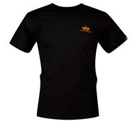 Alpha Industries Basic Small Logo Short Sleeve T-shirt Black XL Men