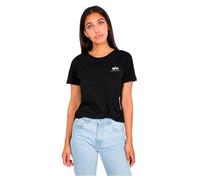 Women's T-shirt Alpha Industries Basic Small Logo Noir XS