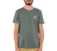 Alpha Industries Basic Small Logo Short Sleeve T-shirt Green S Men