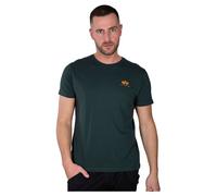 Alpha Industries Basic Small Logo Short Sleeve T-shirt Green XL Men
