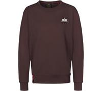 Alpha Industries Basic Small Logo Sweatshirt for men Hunter Brown