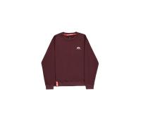 Alpha Industries Basic Small Logo Sweatshirt for Men Size 3XL - deep maroon
