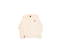 Alpha Industries Basic Small Logo Sweatshirt for Men Size 4XL - jet stream white