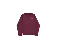 Alpha Industries Basic Small Logo Sweatshirt for Men Size L - dark cherry