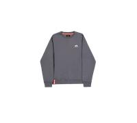 Alpha Industries Basic Small Logo Sweatshirt for Men Size S - greyblack