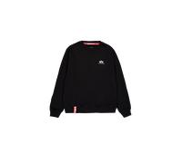 Alpha Industries Basic Small Logo Sweatshirt for Men Size XS - black