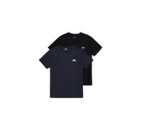 Alpha Industries Basic Small Logo T-Shirt 2 Pack for Men Size M -
