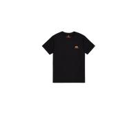 Alpha Industries Basic Small Logo T-Shirt for Men Size 2XL - black/neon orange