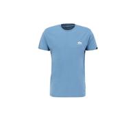 Alpha Industries Basic Small Logo T-Shirt for Men Size M - airforce blue