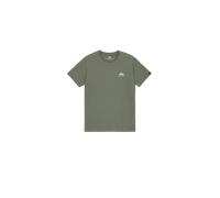 Alpha Industries Basic Small Logo T-Shirt for Men Size M - vintage green