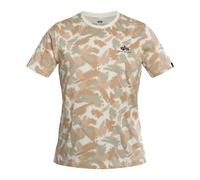 Alpha Industries Basic Small Logo T-Shirt - Sand Camo