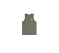 Alpha Industries Basic Small Logo Tank Tanks for Men Size L - dark olive