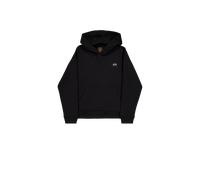 Alpha Industries Basic Small Logo TPU Hoodie for Men Size XL - black/chrome