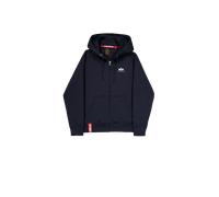 Alpha Industries Basic Small Logo Zip Hoodie for Men Size XS - rep.blue