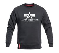 Alpha Industries Basic Big Logo Sweatshirt for Men Size 2XL - navy