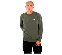 Alpha Industries Basic Sweater Small Logo Sweatshirt for Men Dark Olive