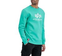 Alpha Industries Basic Sweater Sweatshirt for Men Atomic Green