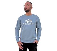 Alpha Industries Basic Sweater Sweatshirt for Men Greyblue