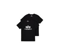 Alpha Industries Basic Short Sleeve T-shirt 2 Units Black L Men