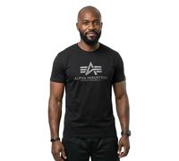 Alpha Industries Basic T Carbon Short Sleeve T-shirt Black L Men