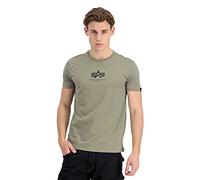 Alpha Industries Basic Ml Short Sleeve T-shirt Green M Men