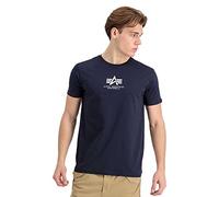Alpha Industries Basic T ML T-Shirt for Men, Rep.Blue, XXL