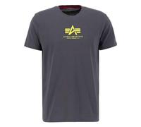 Alpha Industries Basic T ML T-Shirt for Men, Vintage Grey, S
