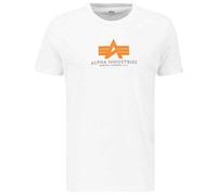 Alpha Industries Basic T Rubber T-Shirt for Men White