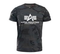 Alpha Industries Basic Camo T-Shirt, black-multicolored, size S