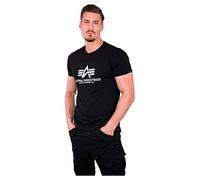 Alpha Industries Basic T-Shirt for Men, Black, XL