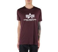 Alpha Industries Basic T-Shirt for Men Deep Maroon