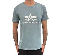 Alpha Industries Basic T-Shirt for Men Greyblue