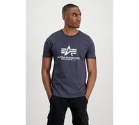 Alpha Industries Basic Short Sleeve T-shirt Blue 3XL Men
