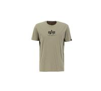 Alpha Industries Basic Ml Short Sleeve T-shirt Green S Men