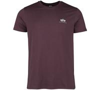 Alpha Industries Basic t-shirt - Small logo T-Shirt maroon XXL