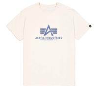 Alpha Industries Basic T-shirt - Vintage White/Night Purple