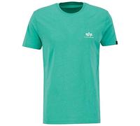 Alpha Industries Basic T Small Logo T-Shirt for Men Atomic Green