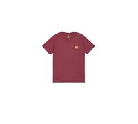 Alpha Industries Basic T Small Logo T-Shirt for Men Burgundy
