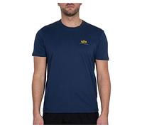 Alpha Industries Basic T Small Logo T-Shirt for Men New Navy