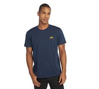 Alpha Industries Basic T Small Logo T-Shirt for Men New Navy