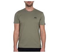 Alpha Industries Basic T Small Logo T-Shirt for Men Olive