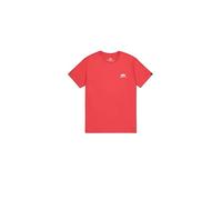 Alpha Industries Basic Small Logo T-Shirt for Men Size M - speed red