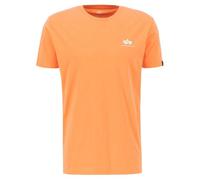 Alpha Industries Basic T Small Logo T-Shirt for Men Tangerine