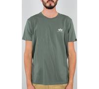 Alpha Industries Basic T Small Logo T-Shirt, green, size XS for Men