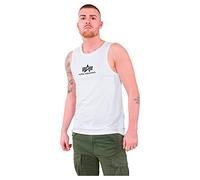 Alpha Industries Basic Tank T-Shirt for Men, White, S