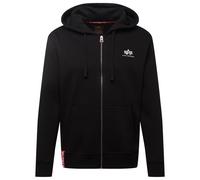 Alpha Industries Basic Zip Hoody Small Logo Hoodie - Black